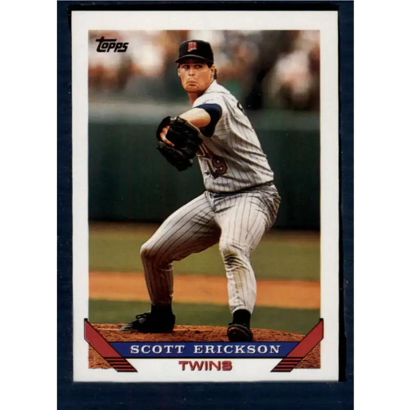 1993 Topps #90 Scott Erickson NM-MT Minnesota Twins Baseball Card - Baseball Card Single