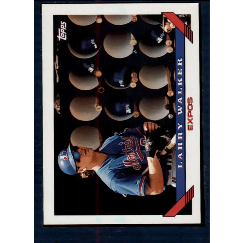 1993 Topps #95 Larry Walker NM-MT Montreal Expos Baseball Card - Baseball Card Single