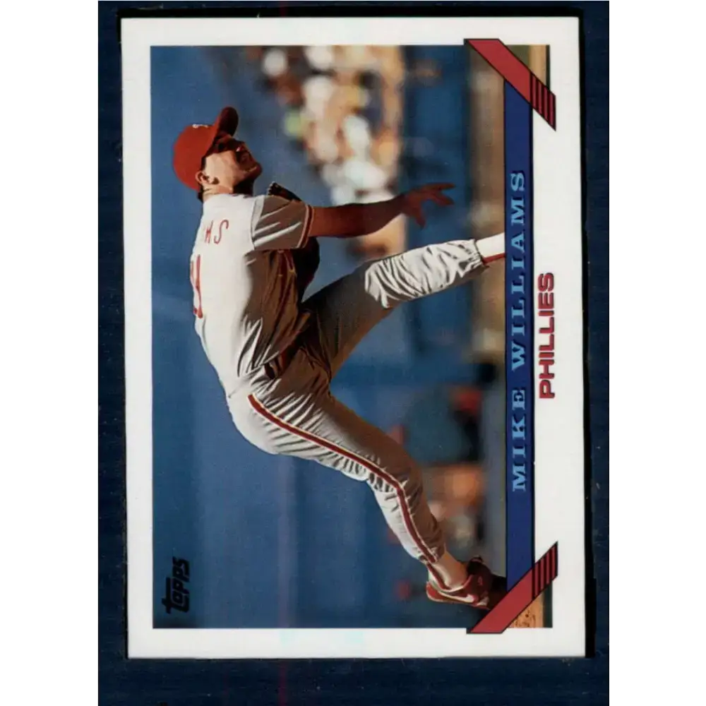 1993 Topps #99 Mike Williams NM-MT Philadelphia Phillies Baseball Card - Baseball Card Single