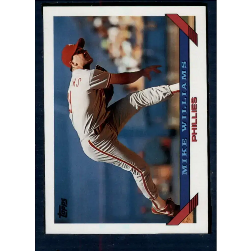 1993 Topps #99 Mike Williams NM-MT Philadelphia Phillies Baseball Card - Baseball Card Single