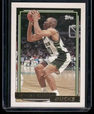 1993 Topps Anthony Avent #321 Gold Basketball - Basketball Card Single