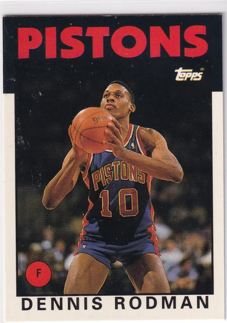 1993 TOPPS ARCHIVES #86 DENNIS RODMAN- DETROIT PISTONS - Basketball Card Single