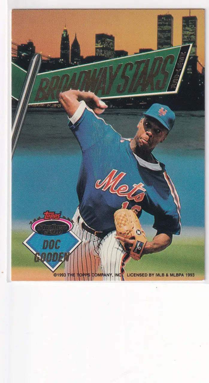 1993 TOPPS DON MATTINGLY & DOC GOODEN BROADWWAY STARS- NEW YORK YANKEES