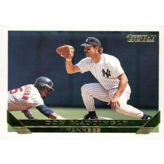 1993 Topps Gold #32 Don Mattingly NM-MT New York Yankees Baseball Card - Baseball Card Single