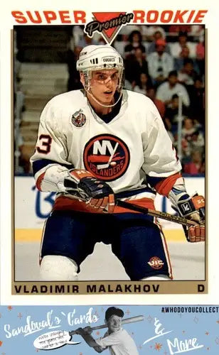 1993 Topps Premier #129 Vladimir Malakhov ID:45585 - Hockey Card Single