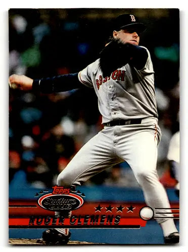 1993 Topps Stadium Club #220 Roger Clemens EX/NM Red Sox ID:64163 - Baseball Card Single