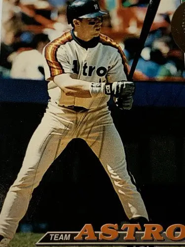 1993 Topps Stadium Club Autograph Jeff Bagwell Signed card #8 Astros JSA Auto - Baseball Card Single