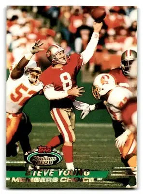 1993 Topps Stadium Club Steve Young Members Only #500 49ers - Football Card Single