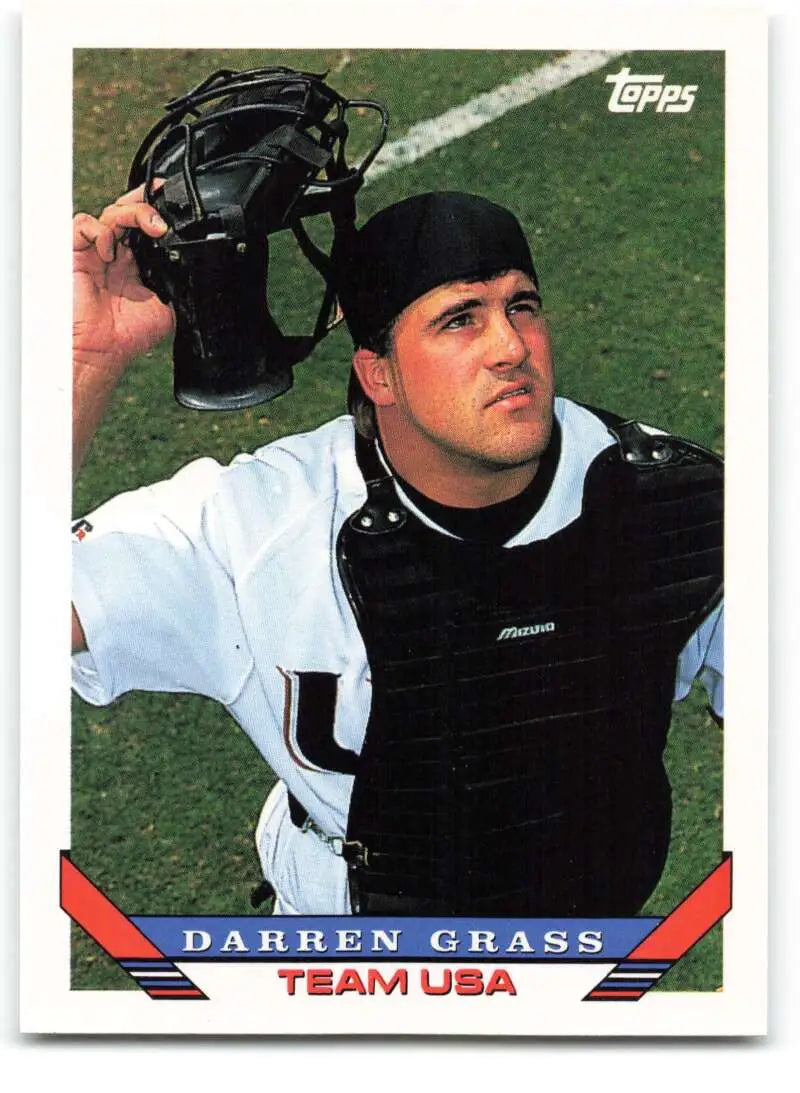 1993 Topps Traded #101T Darren Grass NM-MT RC Rookie Team USA Baseball Card - Baseball Card Single
