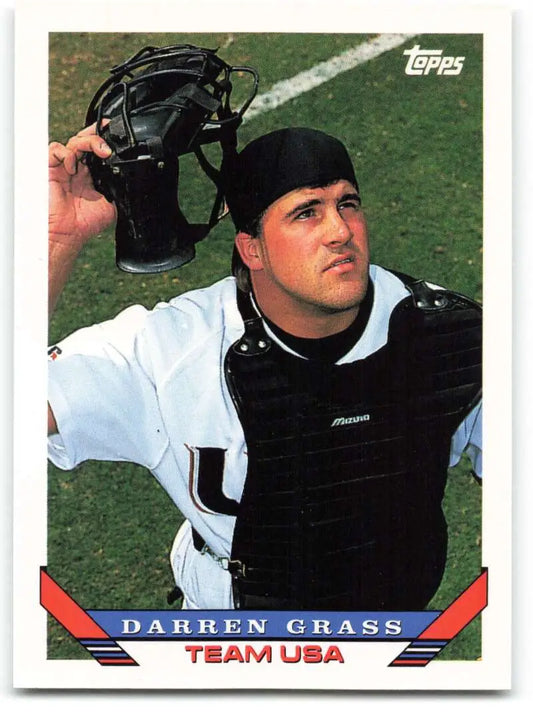 1993 Topps Traded #101T Darren Grass NM-MT RC Rookie Team USA Baseball Card - Baseball Card Single