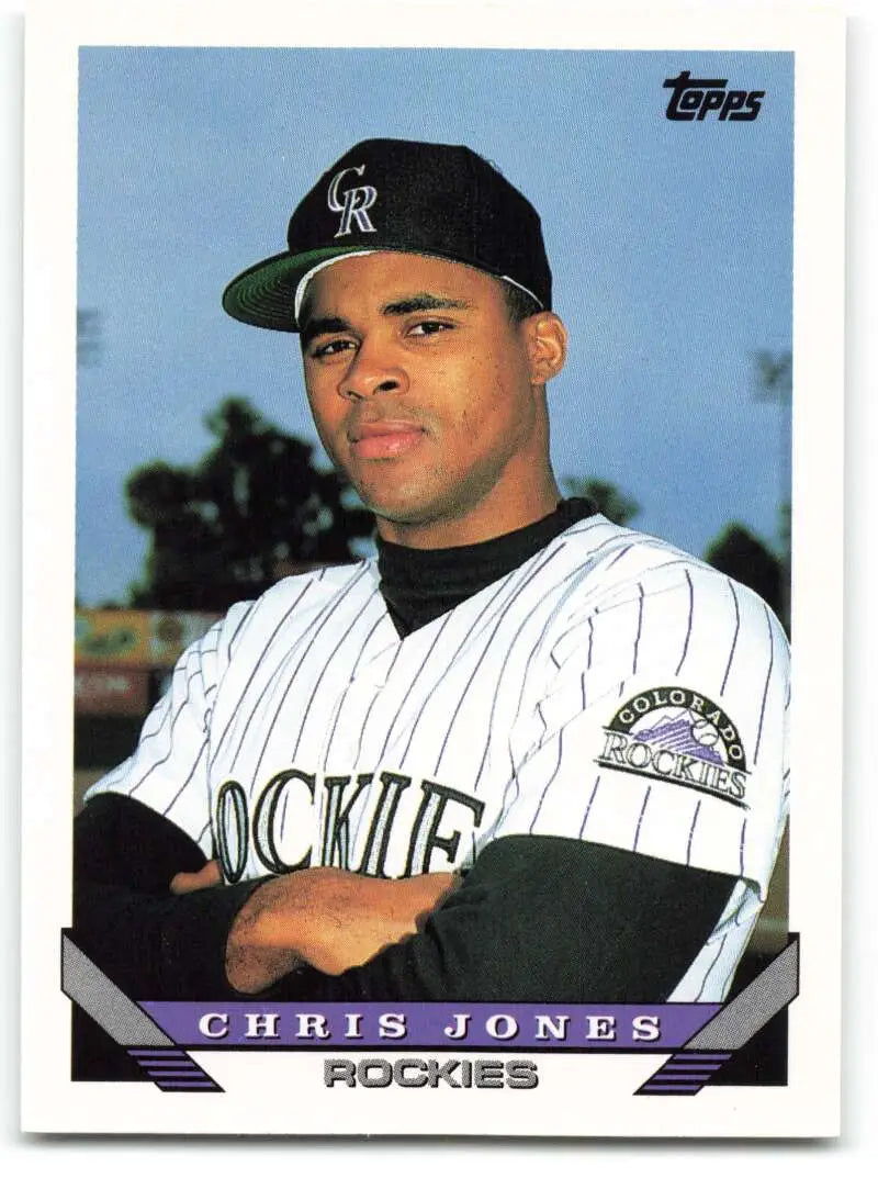 1993 Topps Traded #102T Chris Jones NM-MT Colorado Rockies Baseball Card - Baseball Card Single