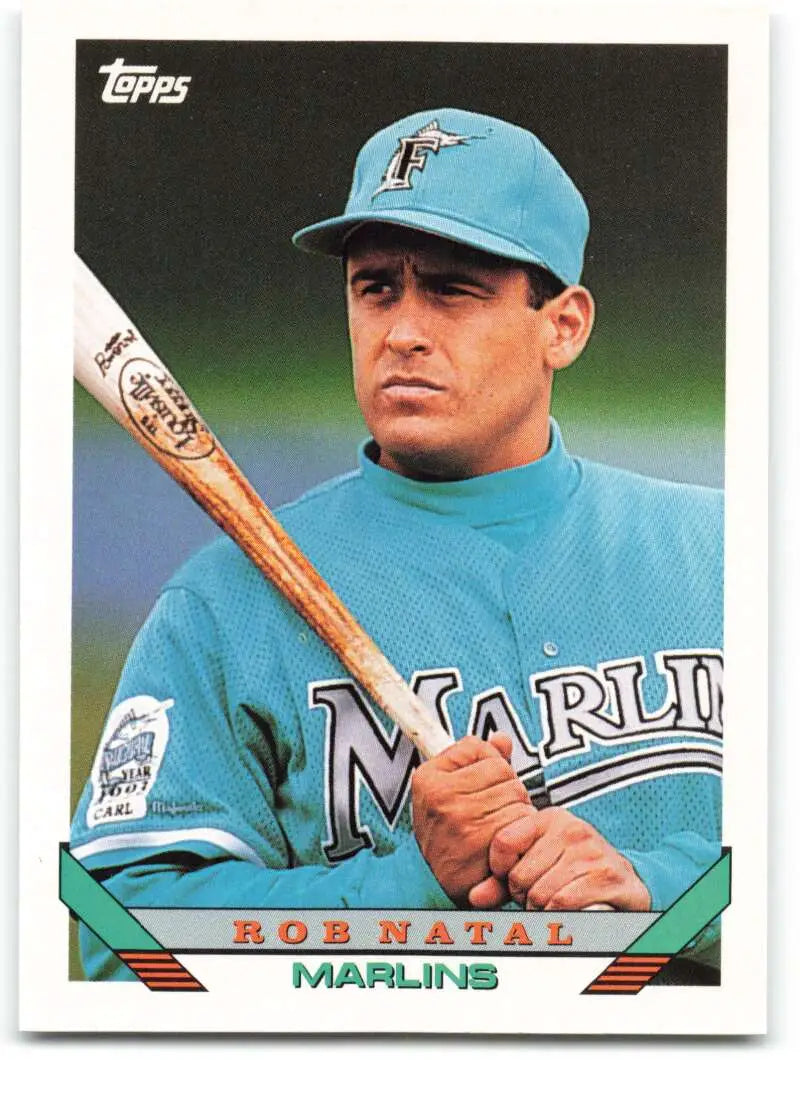 1993 Topps Traded #108T Bob Natal NM-MT Florida Marlins Baseball Card - Baseball Card Single