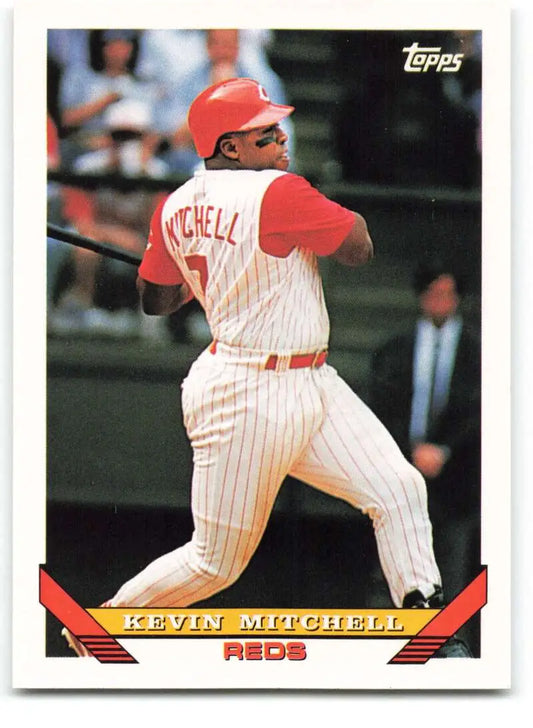 1993 Topps Traded #112T Kevin Mitchell NM-MT Cincinnati Reds Baseball Card - Baseball Card Single