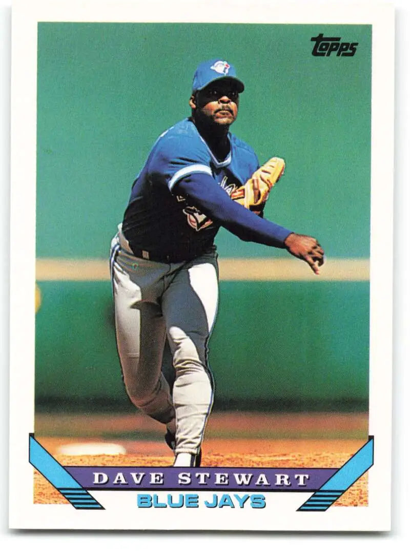 1993 Topps Traded #114T Dave Stewart NM-MT Toronto Blue Jays Baseball Card - Baseball Card Single