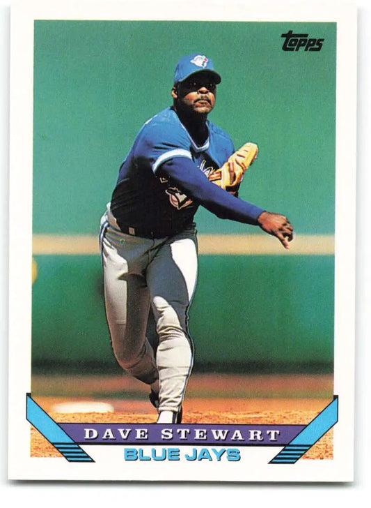 1993 Topps Traded #114T Dave Stewart NM-MT Toronto Blue Jays Baseball Card - Baseball Card Single