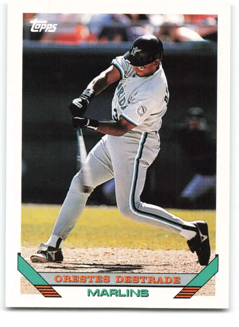 1993 Topps Traded #11T Orestes Destrade NM-MT Florida Marlins Baseball Card - Baseball Card Single