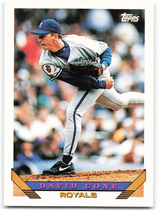 1993 Topps Traded #125T David Cone NM-MT Kansas City Royals Baseball Card - Baseball Card Single