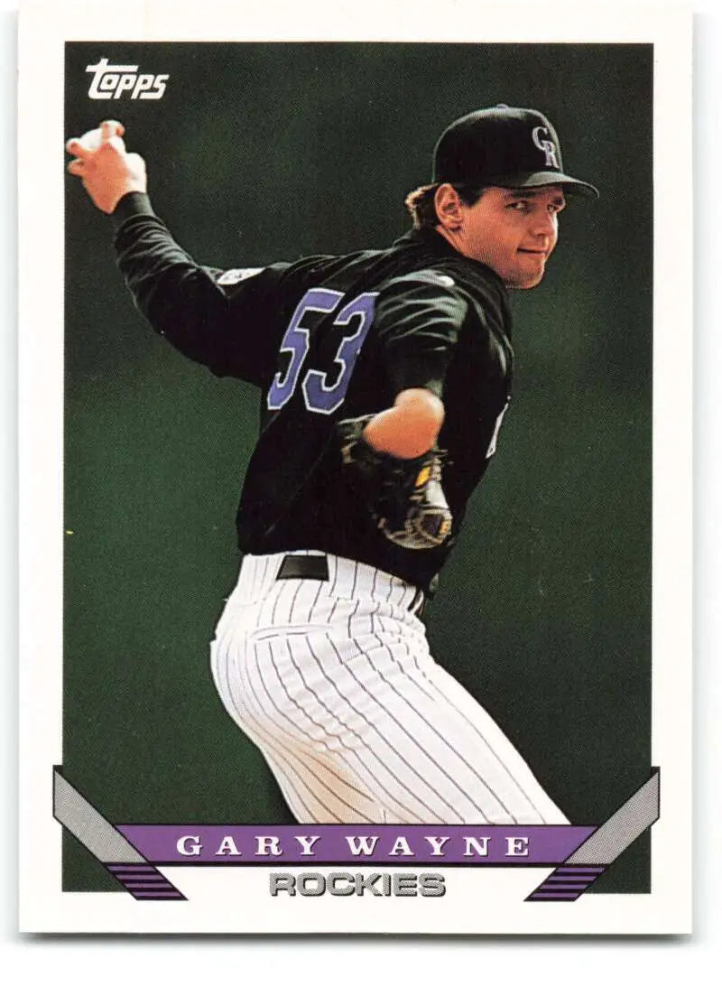 1993 Topps Traded #16T Gary Wayne NM-MT Colorado Rockies Baseball Card - Baseball Card Single