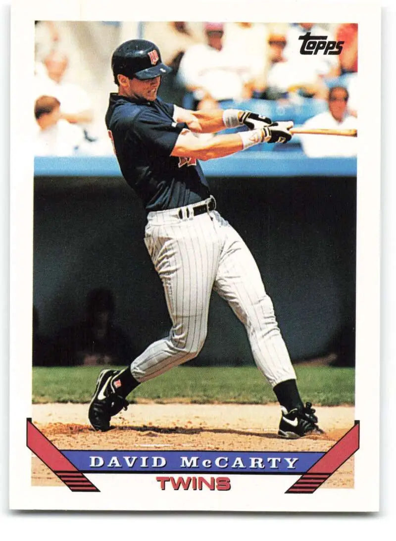 1993 Topps Traded #17T David McCarty NM-MT Minnesota Twins Baseball Card - Baseball Card Single