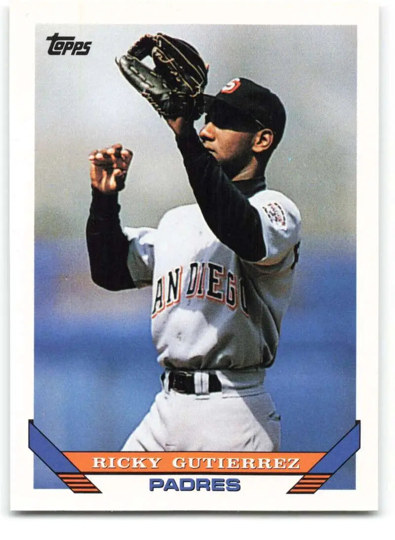 1993 Topps Traded #21T Ricky Gutierrez NM-MT San Diego Padres Baseball Card - Baseball Card Single