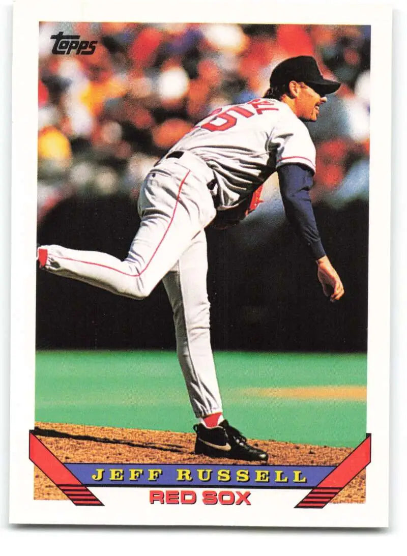 1993 Topps Traded #25T Jeff Russell NM-MT Boston Red Sox Baseball Card - Baseball Card Single