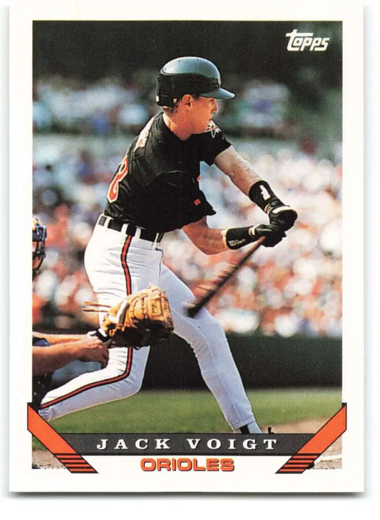 1993 Topps Traded #27T Jack Voigt NM-MT RC Rookie Baltimore Orioles Baseball Card - Baseball Card Single