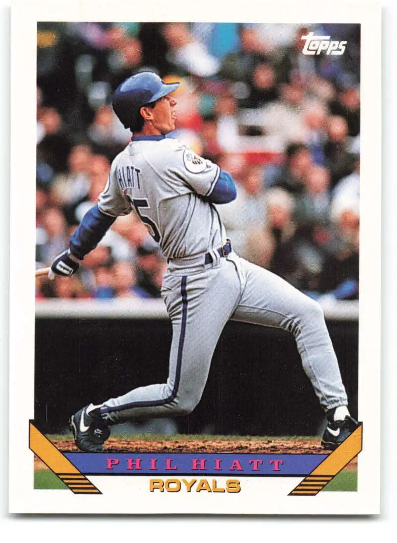 1993 Topps Traded #29T Phil Hiatt NM-MT Kansas City Royals Baseball Card - Baseball Card Single