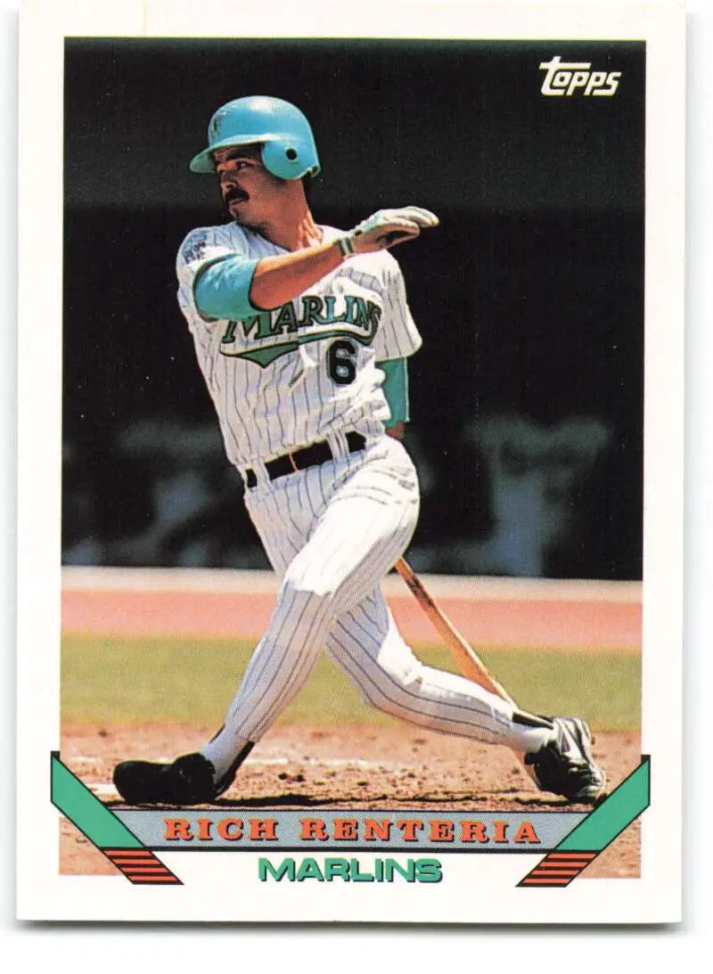 1993 Topps Traded #2T Rich Renteria NM-MT Florida Marlins Baseball Card - Baseball Card Single