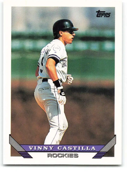 1993 Topps Traded #33T Vinny Castilla NM-MT Colorado Rockies Baseball Card - Baseball Card Single
