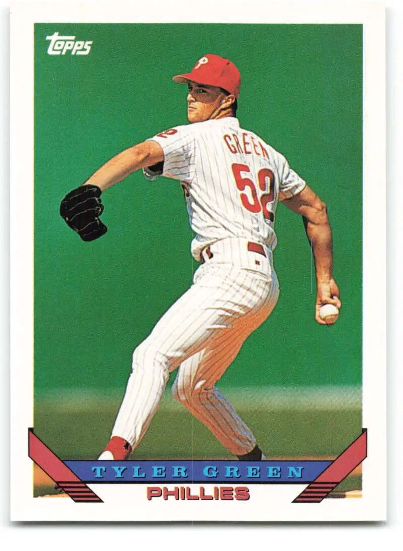 1993 Topps Traded #37T Tyler Green NM-MT Philadelphia Phillies Baseball Card - Baseball Card Single