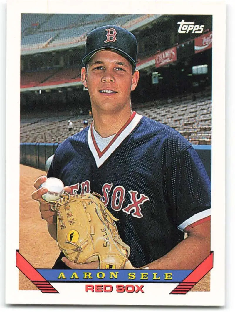 1993 Topps Traded #3T Aaron Sele NM-MT Boston Red Sox Baseball Card - Baseball Card Single
