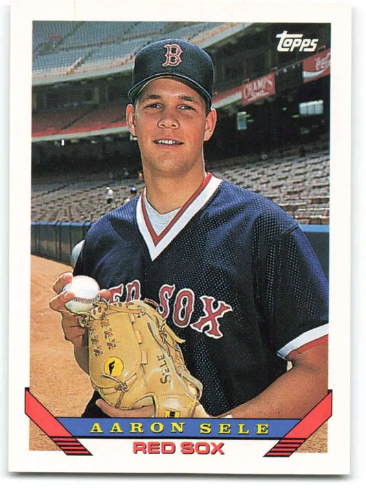 1993 Topps Traded #3T Aaron Sele NM-MT Boston Red Sox Baseball Card - Baseball Card Single