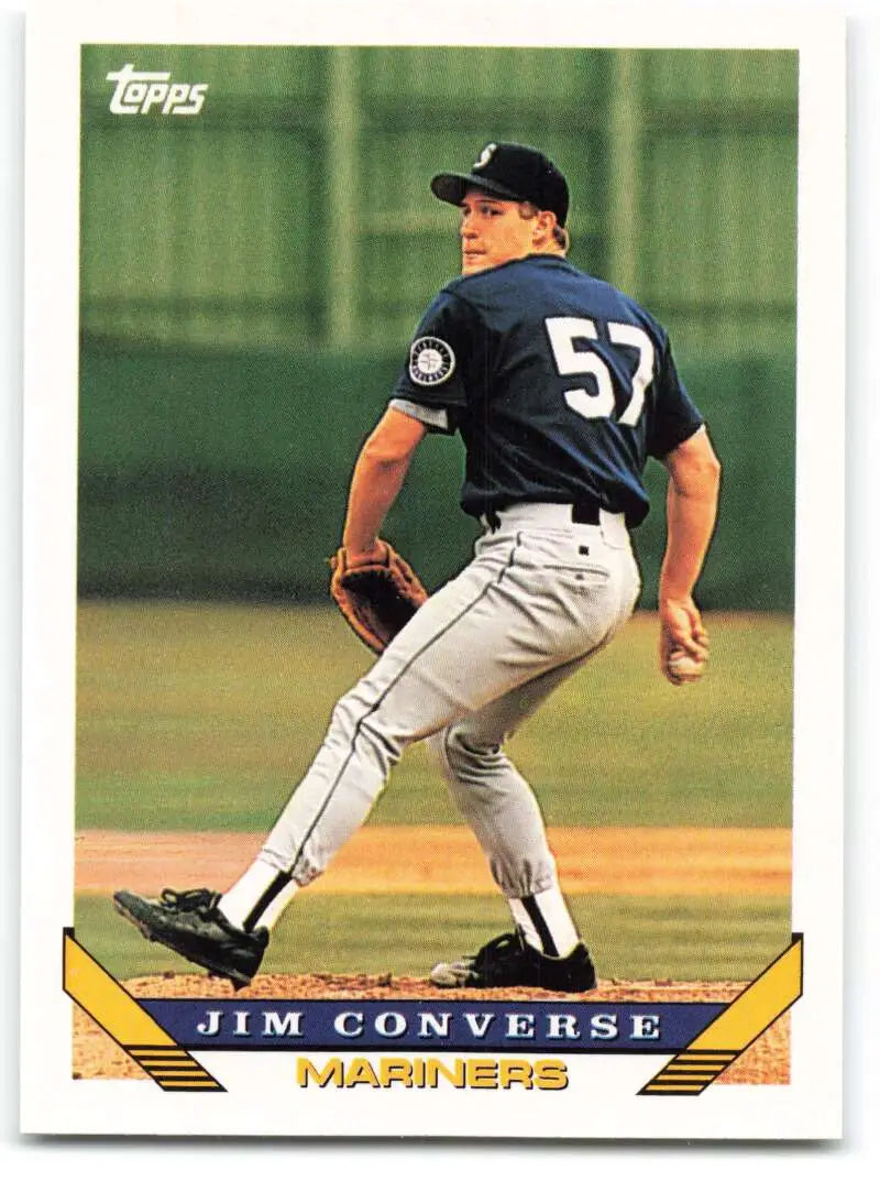 1993 Topps Traded #40T Jim Converse NM-MT RC Rookie Seattle Mariners Baseball Card - Baseball Card Single