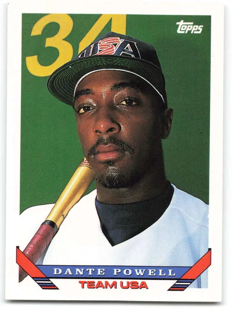 1993 Topps Traded #45T Dante Powell NM-MT RC Rookie Team USA Baseball Card - Baseball Card Single