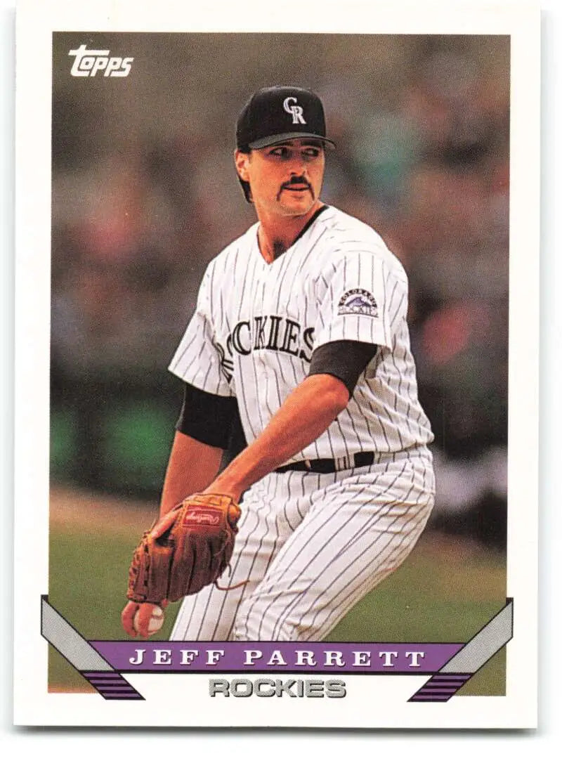1993 Topps Traded #46T Jeff Parrett NM-MT Colorado Rockies Baseball Card - Baseball Card Single