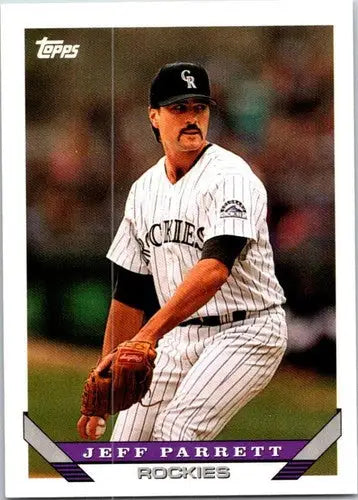 1993 Topps Traded #46T Jeff Parrett NM Near Mint Rockies - Baseball Card Single