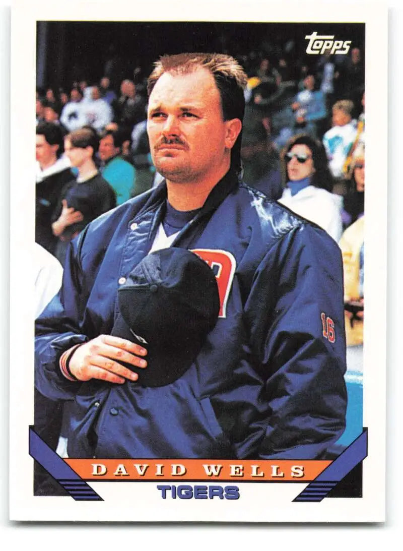 1993 Topps Traded #50T David Wells NM-MT Detroit Tigers Baseball Card - Baseball Card Single