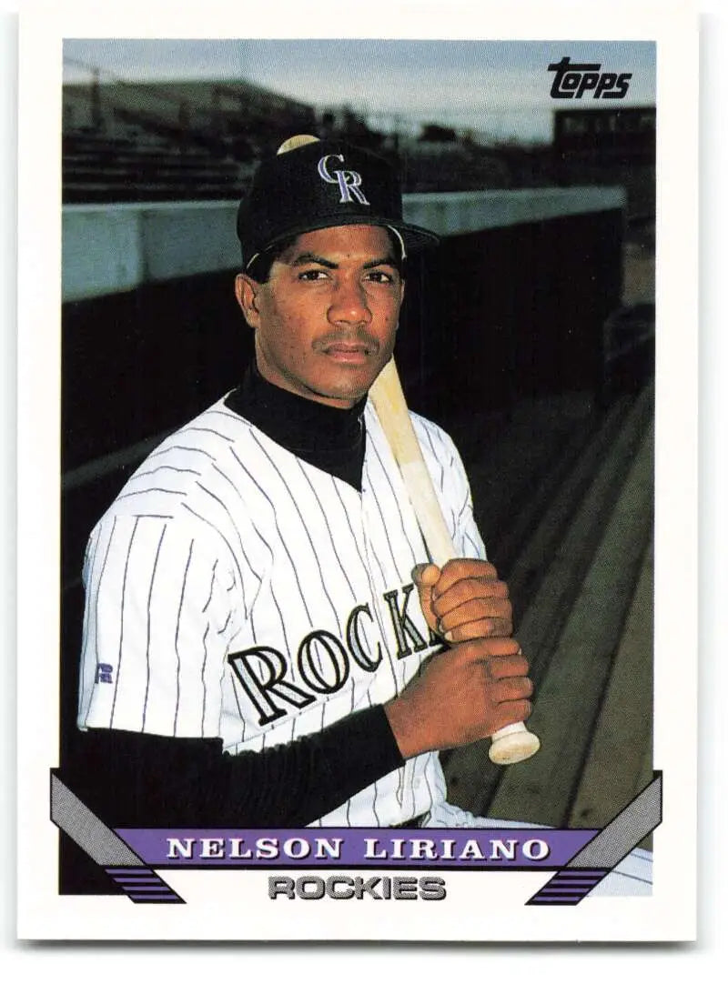 1993 Topps Traded #53T Nelson Liriano NM-MT Colorado Rockies Baseball Card - Baseball Card Single