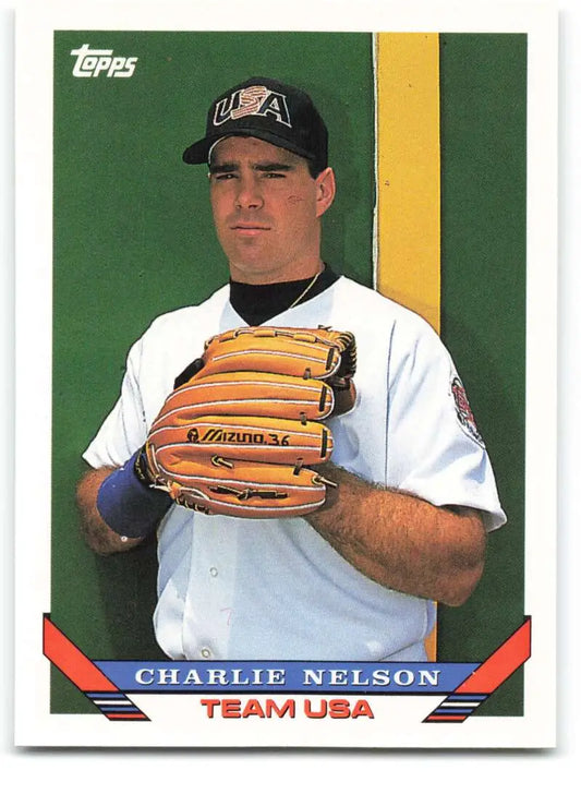1993 Topps Traded #57T Charlie Nelson NM-MT RC Rookie Team USA Baseball Card - Baseball Card Single