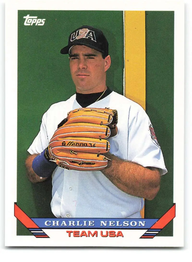 1993 Topps Traded #57T Charlie Nelson NM-MT RC Rookie Team USA Baseball Card - Baseball Card Single