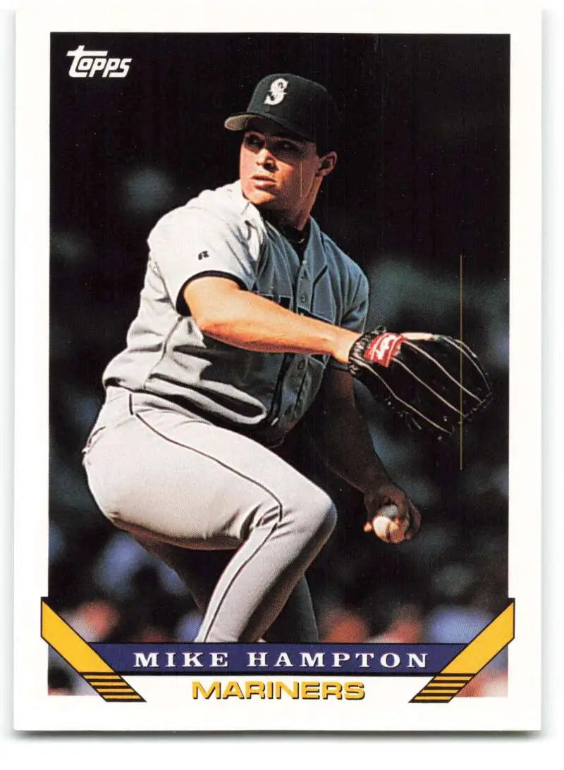 1993 Topps Traded #58T Mike Hampton NM-MT Seattle Mariners Baseball Card - Baseball Card Single