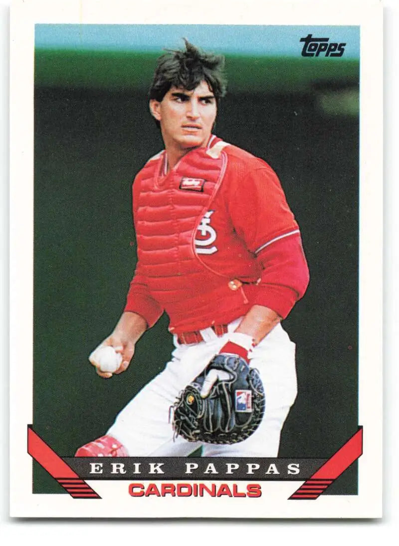 1993 Topps Traded #5T Erik Pappas NM-MT St. Louis Cardinals Baseball Card - Baseball Card Single