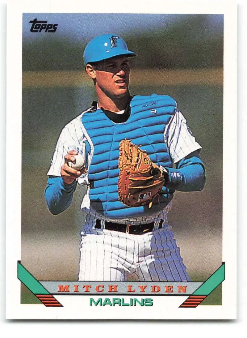 1993 Topps Traded #61T Mitch Lyden NM-MT RC Rookie Florida Marlins Baseball Card - Baseball Card Single