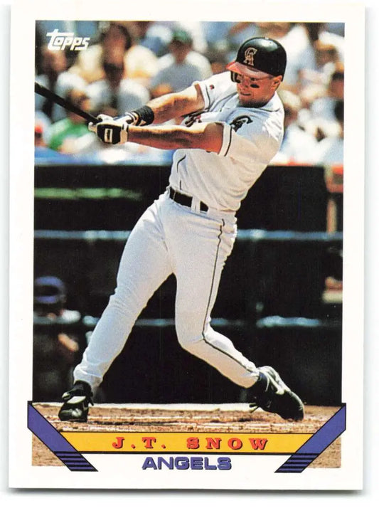 1993 Topps Traded #62T J.T. Snow NM-MT California Angels Baseball Card - Baseball Card Single