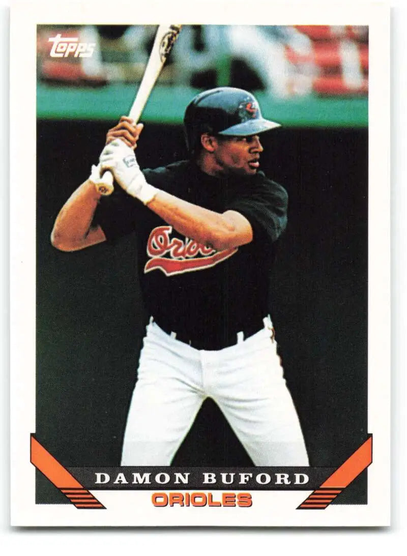 1993 Topps Traded #63T Damon Buford NM-MT Baltimore Orioles Baseball Card - Baseball Card Single
