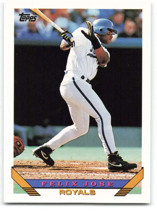 1993 Topps Traded #66T Felix Jose NM-MT Kansas City Royals Baseball Card - Baseball Card Single