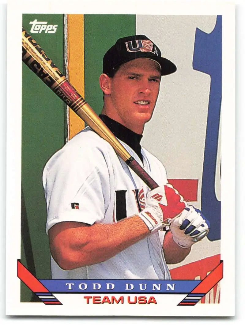 1993 Topps Traded #67T Todd Dunn NM-MT RC Rookie Team USA Baseball Card - Baseball Card Single