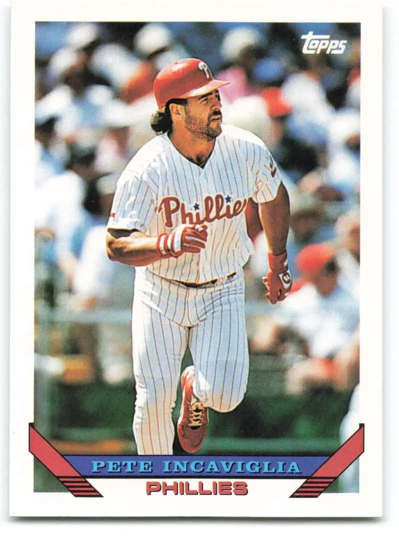 1993 Topps Traded #73T Pete Incaviglia NM-MT Philadelphia Phillies Baseball Card - Baseball Card Single
