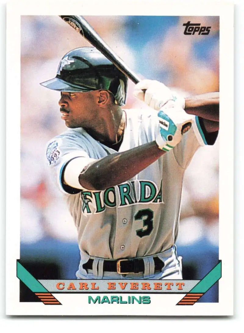 1993 Topps Traded #74T Carl Everett NM-MT Florida Marlins Baseball Card - Baseball Card Single