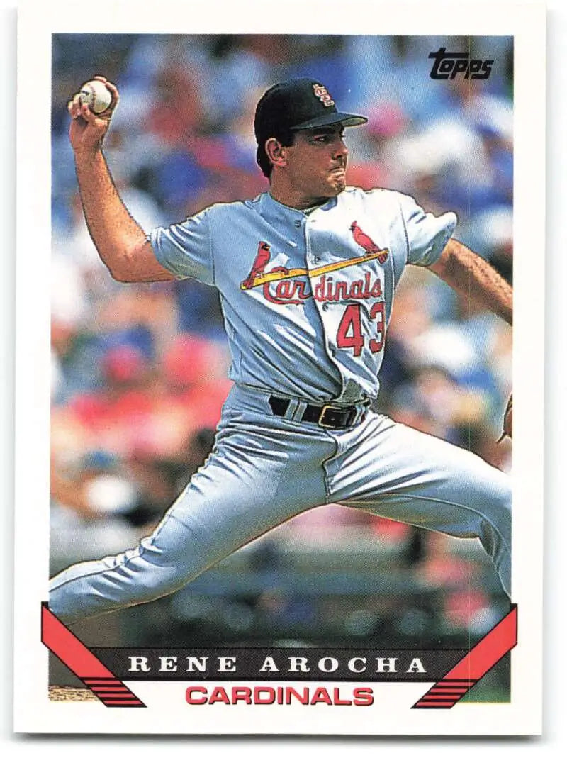 1993 Topps Traded #77T Rene Arocha NM-MT St. Louis Cardinals Baseball Card - Baseball Card Single